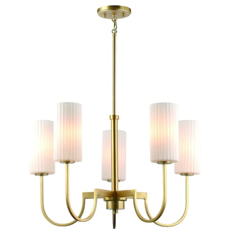 Maxim Lighting Town & Country 5-Light Chandelier 32005SWSBR